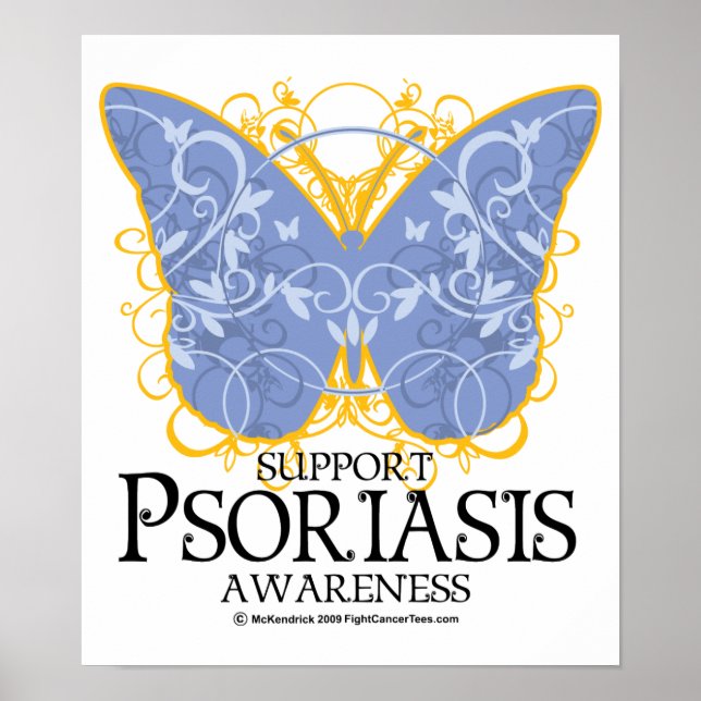 Poster Papillon Psoriasis (Devant)