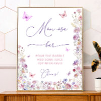 Papillon rose violet Jardin Maman-osa Bar