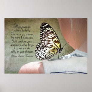 Poster Papillon sur mon épaule