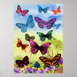 Poster Papillons