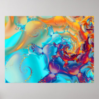 Poster Papillons d'aquarelle