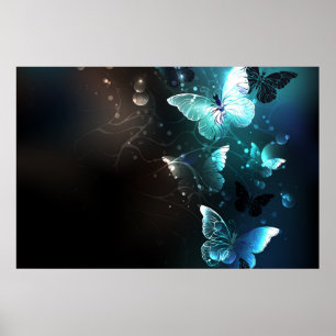 Poster Papillons de nuit à la menthe