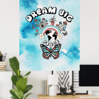 Papillons et champignons Rêve Big positif inspo