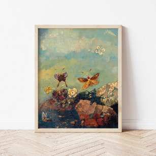 Poster Papillons   Odilon Redon
