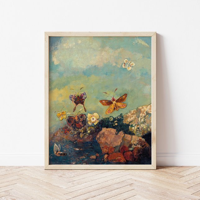 Poster Papillons | Odilon Redon (Créateur téléchargé)