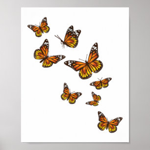 Poster Papillons volants - Gardener à papillon Ento