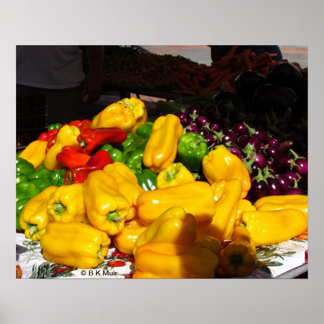 Poster - Paprikaschoten für den Verkauf (Vorne)