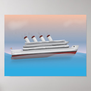 Poster Paquebot de croisière