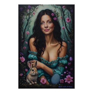 Poster Pâques tendre