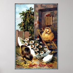 Poster Pâques victoriennes