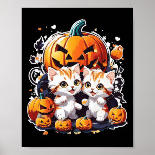 Poster Par Cat Catloween Enfants Enfants