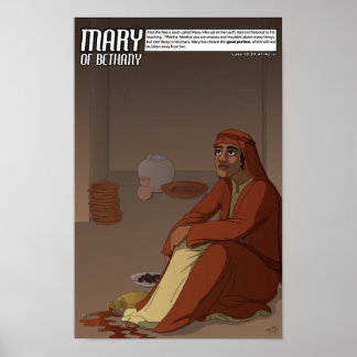 Poster Par Faith Series - Mary of Bethany 11" x 17"