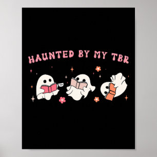 Poster Par Mon Tbr Boo Groovy Mignon Fantôme Drôle Hallow