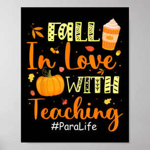Poster Para Life Tombe Amoureux De L'Enseignement Vibes D