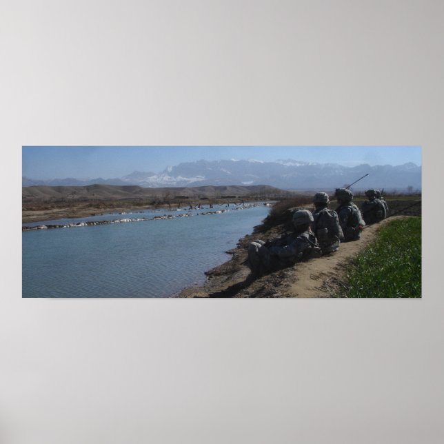 Poster Parachutistes en Afghanistan (Devant)