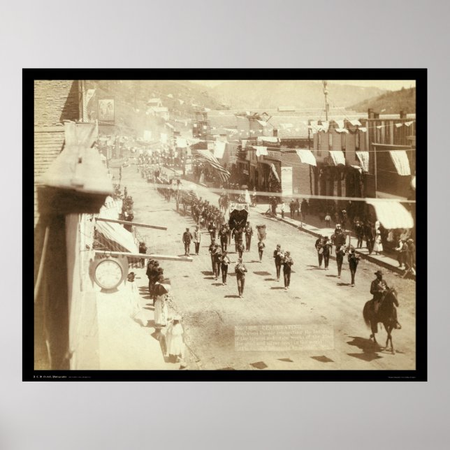 Poster Parade Célébrant Deadwood Gold Silver SD 1888 (Devant)