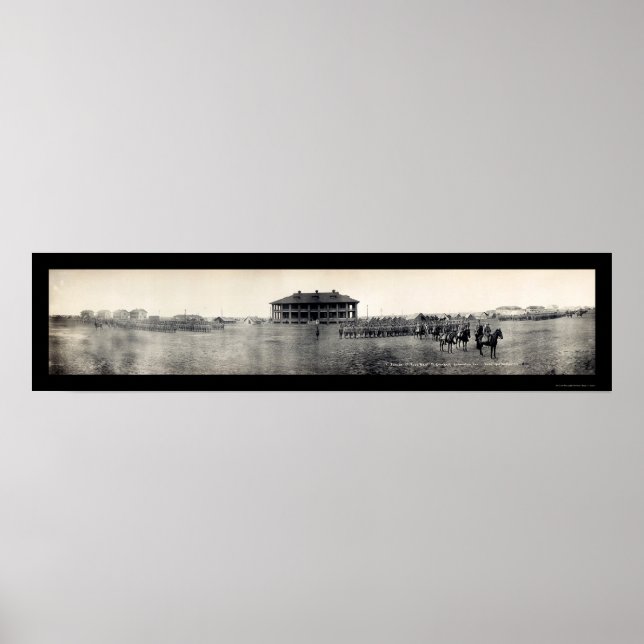 Poster Parade de l'armée de Galveston 1911 (Devant)