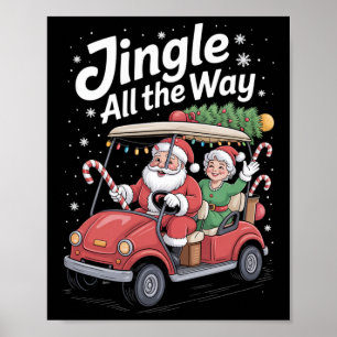 Poster Parade Du Panier De Noël Père Noël Et Mme St Nick
