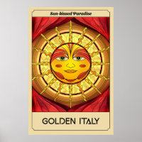 Paradis baisé au soleil Italie d'or