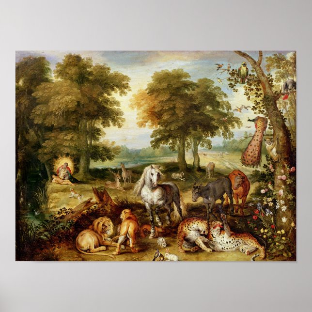 Poster Paradis terrestre (Devant)