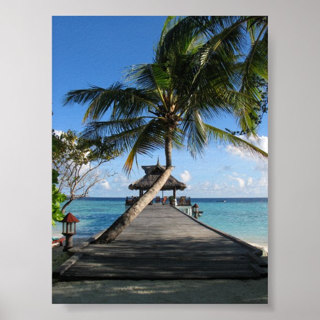 Poster Paradis tropical (Devant)