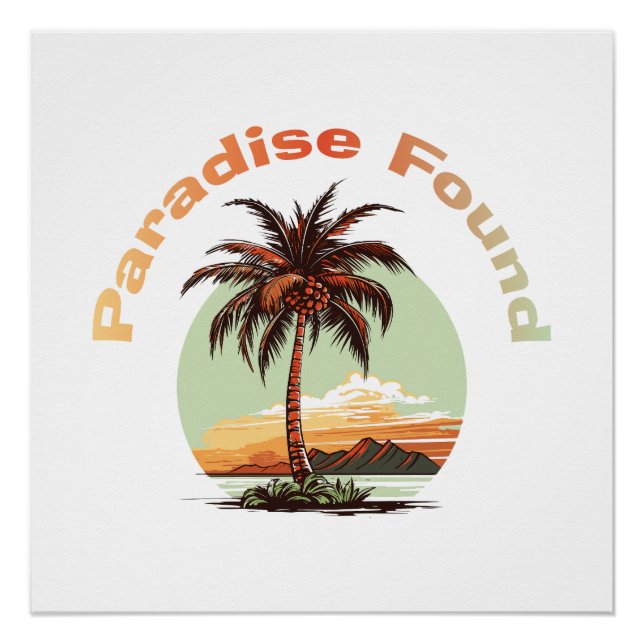 Poster Paradis trouvé (Devant)