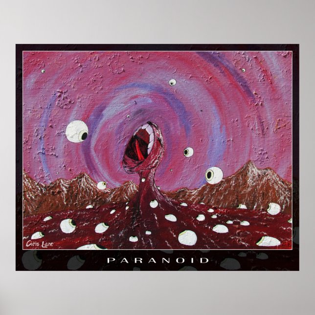 Poster paranoïaque (Devant)