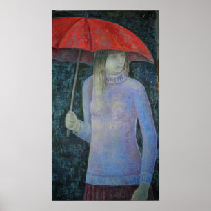 Poster Parapluie rouge 2013