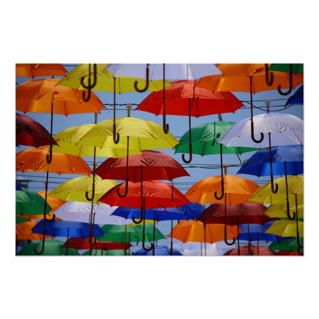 POSTER PARAPLURES DE PLANCHER (Devant)