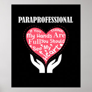 Poster Paraprofessionnel Si Vous Pensez Que Mes Mains Son
