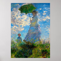 Parasol Monet Femme Impressionnisme