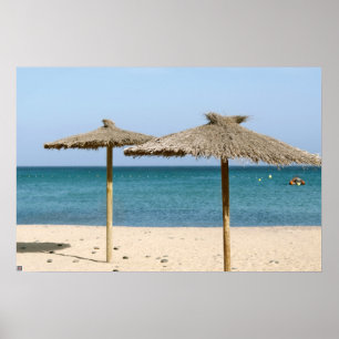 Poster Parasols de plage de Thatch
