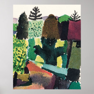 Poster Parc (1920) par Paul Klee