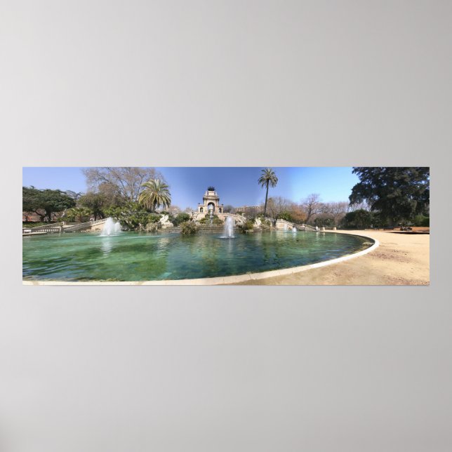 Poster Parc de la Ciutadella (Devant)