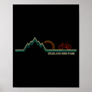 Poster Parc de vélos Highland New Hampshire VTT 