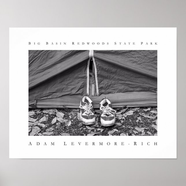 Poster Parc d'état de Big Basin Redwoods (Devant)
