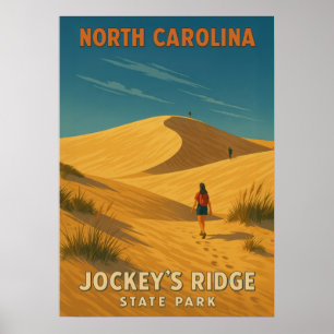 Poster Parc d'état de Ridge de Jockey en Caroline du Nord