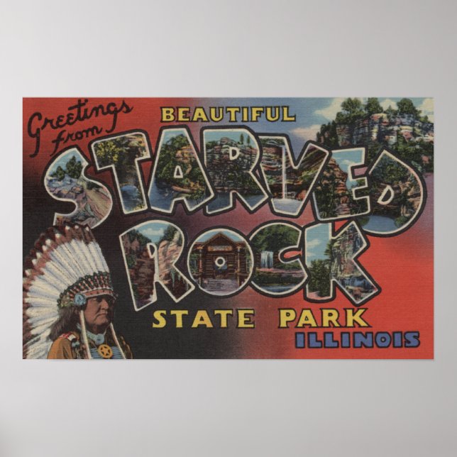 Poster Parc d'état de Rock Starved - Grandes lettres scèn (Devant)