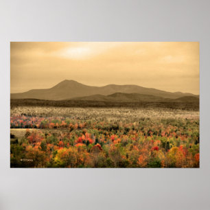 Poster Parc d'état du Mont Katahdin Baxter Maine