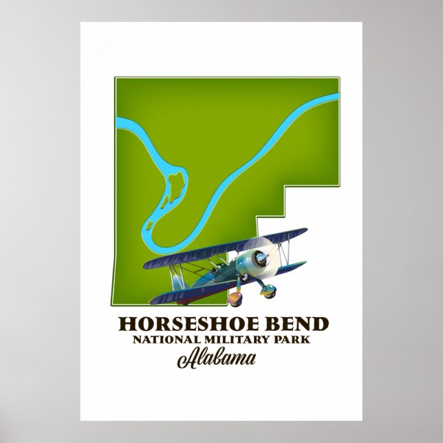 Poster parc militaire national horseshoe bend (Devant)