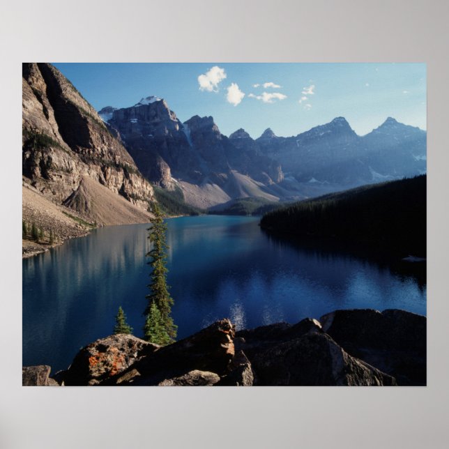 Poster Parc national Banff Lac Moraine (Devant)