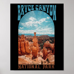 Poster Parc national de Bryce Canyon Sentier Explorer Uta
