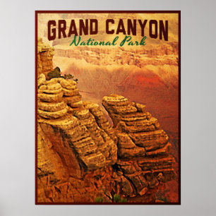Poster Parc national de canyon grand