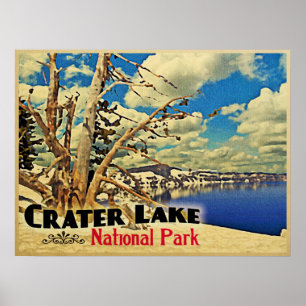 Poster Parc national de Crater Lake