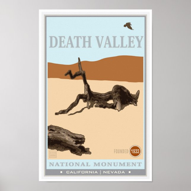 Poster Parc national de Death Valley 4 (Devant)