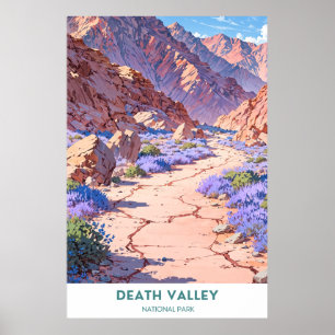 Poster Parc national de Death Valley - Californie