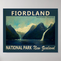 Parc national de Fiordland Nouvelle-Zélande Aquare