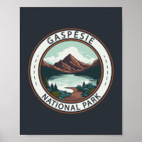 Parc national de Gaspésie Canada Badge