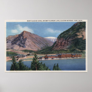 Poster Parc national de glacier, la TA - beaucoup hôtel