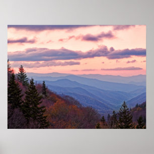 Poster Parc national de Great Smoky Mountain